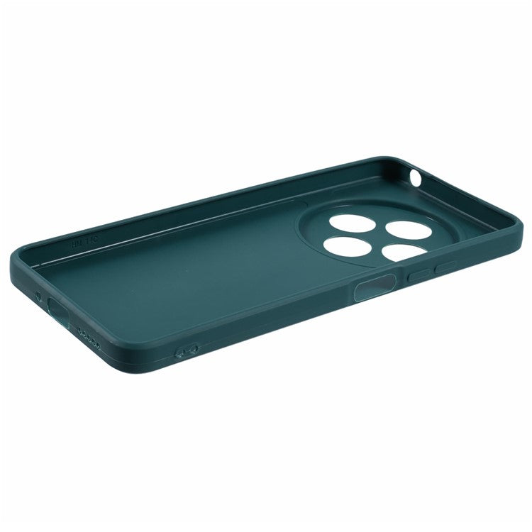 Case For Xiaomi Redmi 14C 4G / Redmi 14R 5G / Poco C75 4G Precise Cut-Outs Straight Edge TPU Shockproof Phone Cover - Army Green