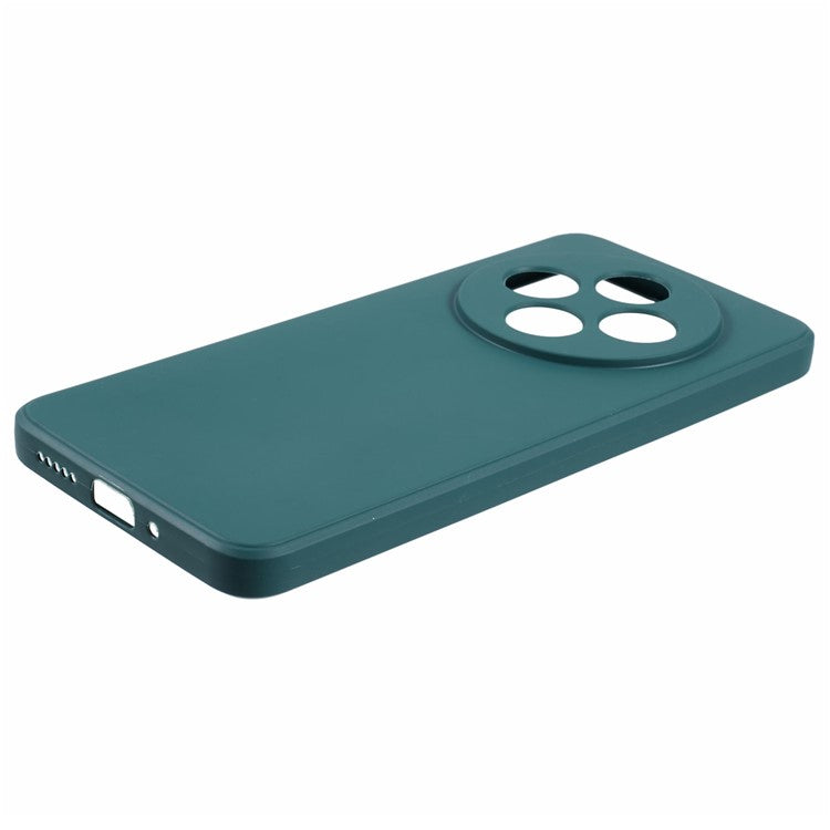 Case For Xiaomi Redmi 14C 4G / Redmi 14R 5G / Poco C75 4G Precise Cut-Outs Straight Edge TPU Shockproof Phone Cover - Army Green