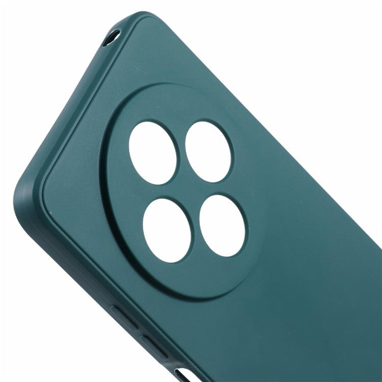 Case For Xiaomi Redmi 14C 4G / Redmi 14R 5G / Poco C75 4G Precise Cut-Outs Straight Edge TPU Shockproof Phone Cover - Army Green