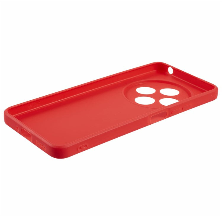 Case For Xiaomi Redmi 14C 4G / Redmi 14R 5G / Poco C75 4G Precise Cut-Outs Straight Edge TPU Shockproof Phone Cover - Red