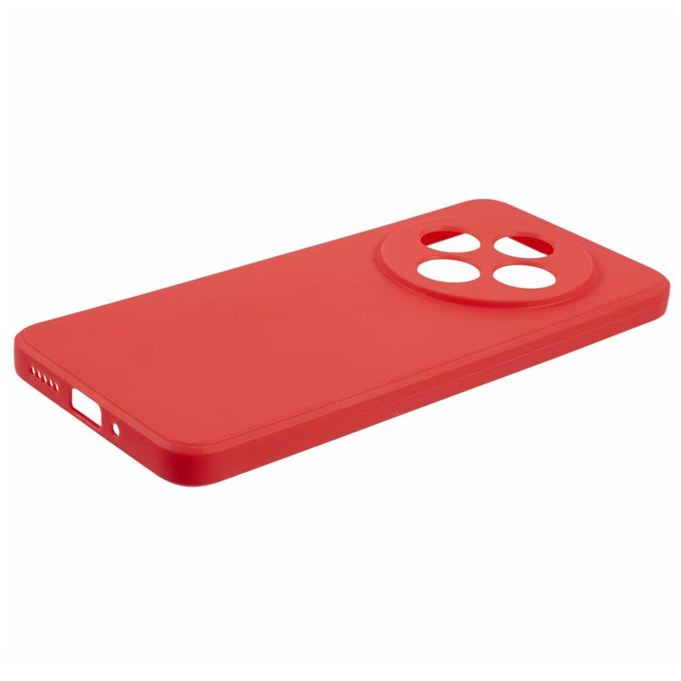 Case For Xiaomi Redmi 14C 4G / Redmi 14R 5G / Poco C75 4G Precise Cut-Outs Straight Edge TPU Shockproof Phone Cover - Red