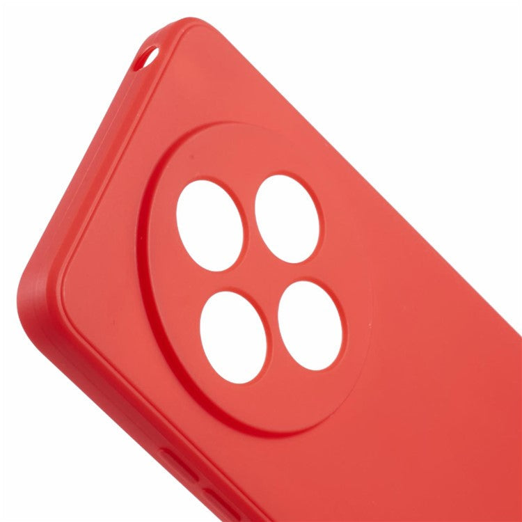 Case For Xiaomi Redmi 14C 4G / Redmi 14R 5G / Poco C75 4G Precise Cut-Outs Straight Edge TPU Shockproof Phone Cover - Red