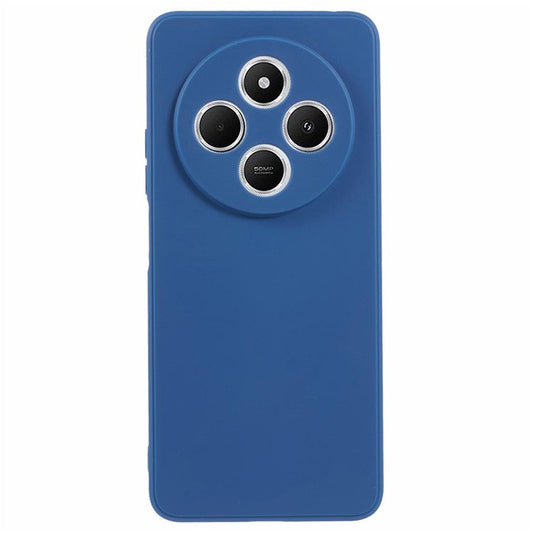 Case For Xiaomi Redmi 14C 4G / Redmi 14R 5G / Poco C75 4G Precise Cut-Outs Straight Edge TPU Shockproof Phone Cover - Sapphire