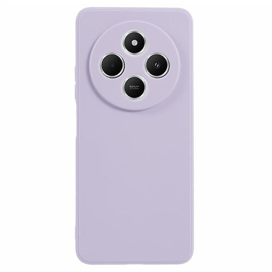 Case For Xiaomi Redmi 14C 4G / Redmi 14R 5G / Poco C75 4G Precise Cut-Outs Straight Edge TPU Shockproof Phone Cover - Purple