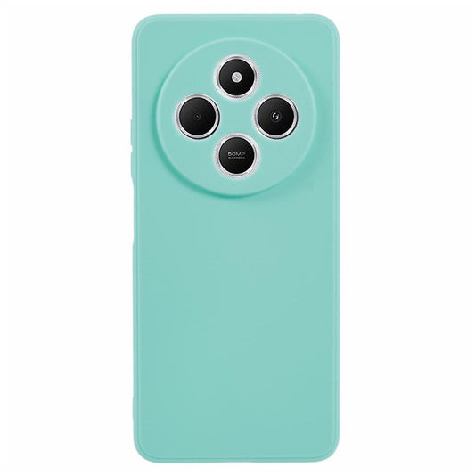 Case For Xiaomi Redmi 14C 4G / Redmi 14R 5G / Poco C75 4G Precise Cut-Outs Straight Edge TPU Shockproof Phone Cover - Baby Blue