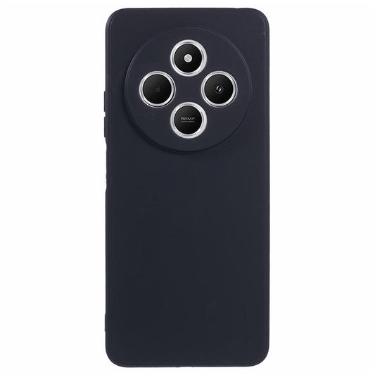 Case For Xiaomi Redmi 14C 4G / Redmi 14R 5G / Poco C75 4G Precise Cut-Outs Straight Edge TPU Shockproof Phone Cover - Black
