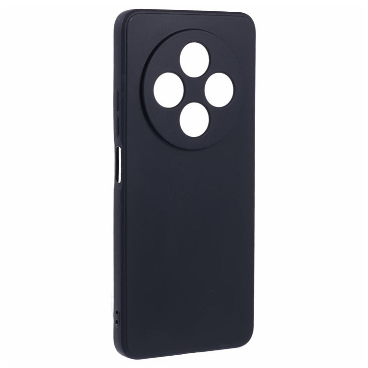 Case For Xiaomi Redmi 14C 4G / Redmi 14R 5G / Poco C75 4G Precise Cut-Outs Straight Edge TPU Shockproof Phone Cover - Black