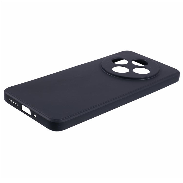 Case For Xiaomi Redmi 14C 4G / Redmi 14R 5G / Poco C75 4G Precise Cut-Outs Straight Edge TPU Shockproof Phone Cover - Black