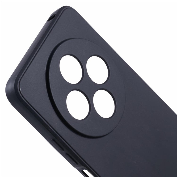 Case For Xiaomi Redmi 14C 4G / Redmi 14R 5G / Poco C75 4G Precise Cut-Outs Straight Edge TPU Shockproof Phone Cover - Black