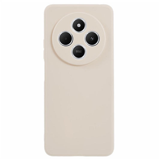 Case For Xiaomi Redmi 14C 4G / Redmi 14R 5G / Poco C75 4G Precise Cut-Outs Straight Edge TPU Shockproof Phone Cover - White