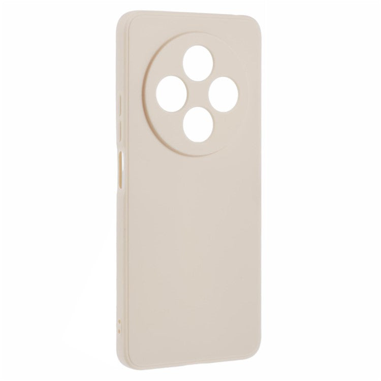 Case For Xiaomi Redmi 14C 4G / Redmi 14R 5G / Poco C75 4G Precise Cut-Outs Straight Edge TPU Shockproof Phone Cover - White
