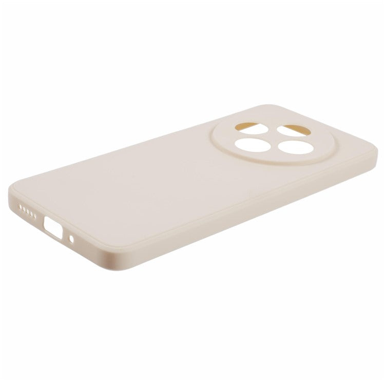 Case For Xiaomi Redmi 14C 4G / Redmi 14R 5G / Poco C75 4G Precise Cut-Outs Straight Edge TPU Shockproof Phone Cover - White