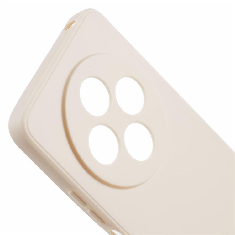 Case For Xiaomi Redmi 14C 4G / Redmi 14R 5G / Poco C75 4G Precise Cut-Outs Straight Edge TPU Shockproof Phone Cover - White