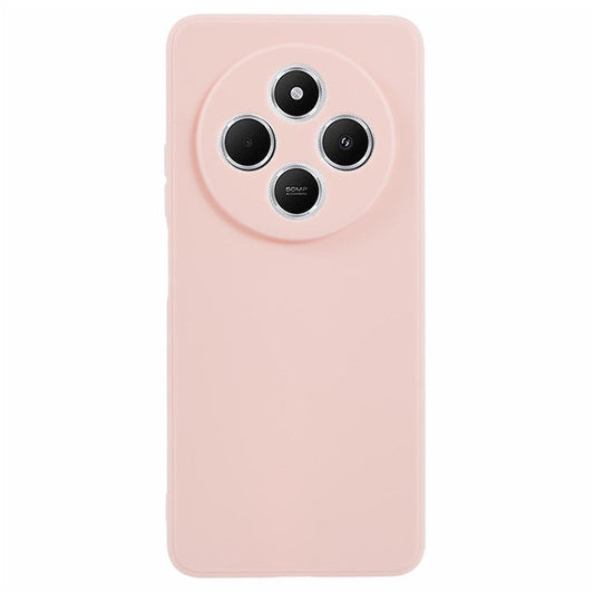 Case For Xiaomi Redmi 14C 4G / Redmi 14R 5G / Poco C75 4G Precise Cut-Outs Straight Edge TPU Shockproof Phone Cover - Pink