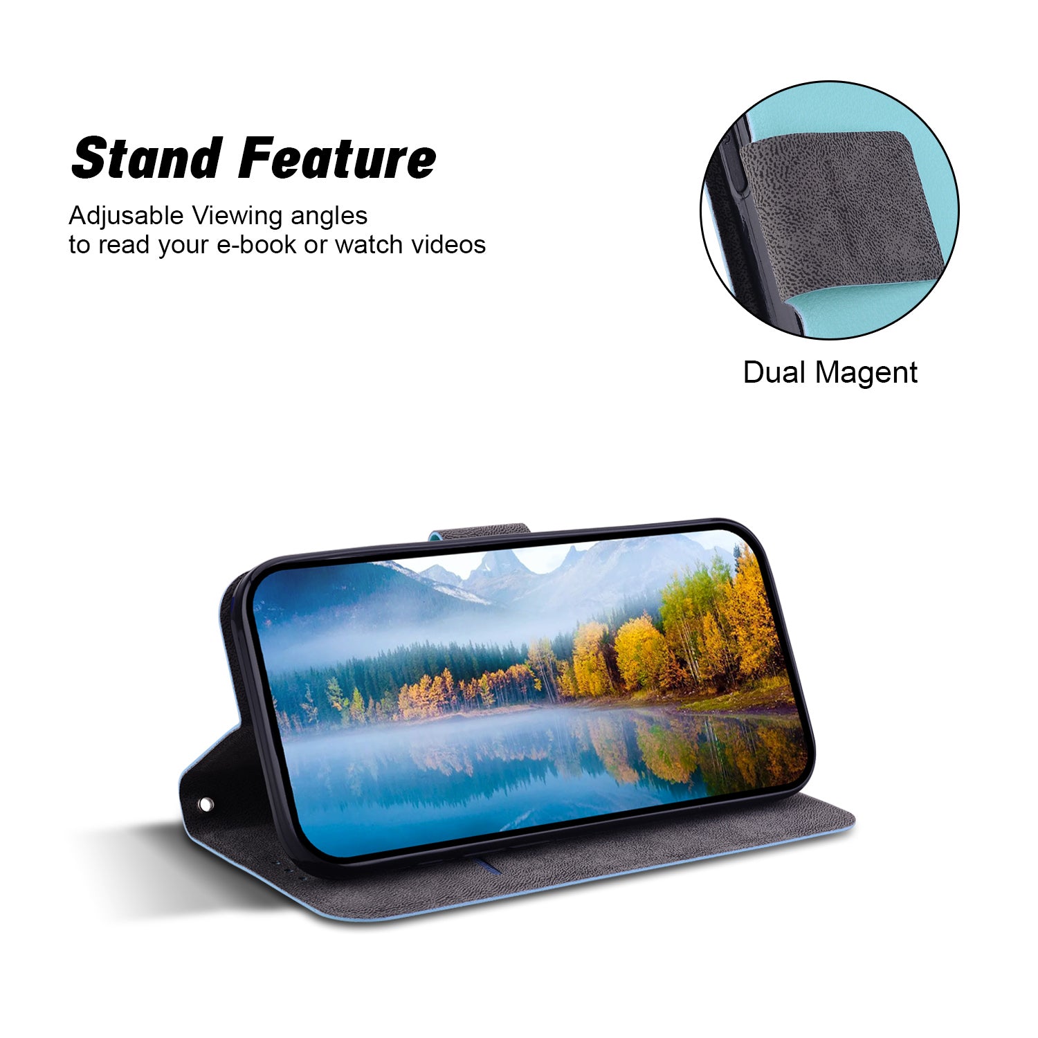 For Samsung Galaxy A06 Case Ultra-Thin PU Leather + TPU Phone Cover with Card Slot - Green