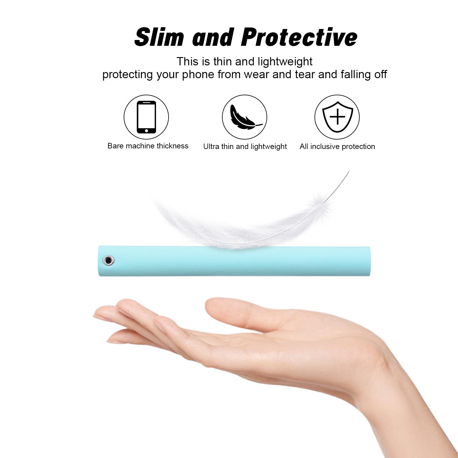 For Samsung Galaxy A06 Case Ultra-Thin PU Leather + TPU Phone Cover with Card Slot - Green