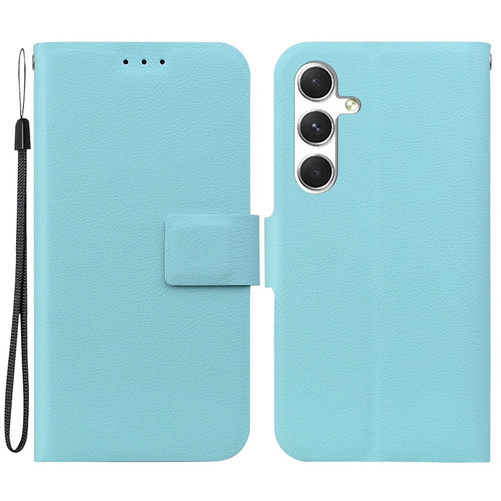 For Samsung Galaxy A16 5G  /  4G Case Ultra-Thin PU Leather + TPU Phone Cover with Card Slot - Green