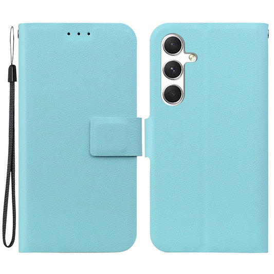 For Samsung Galaxy A16 5G  /  4G Case Ultra-Thin PU Leather + TPU Phone Cover with Card Slot - Green