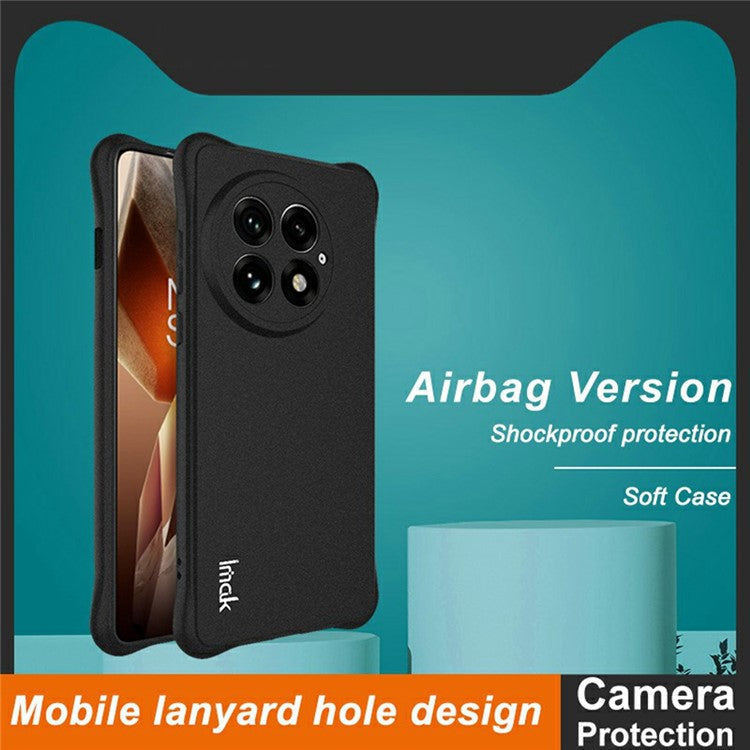 IMAK For OnePlus 13 Case TPU Phone Cover Airbag Shockproof Protection - Black