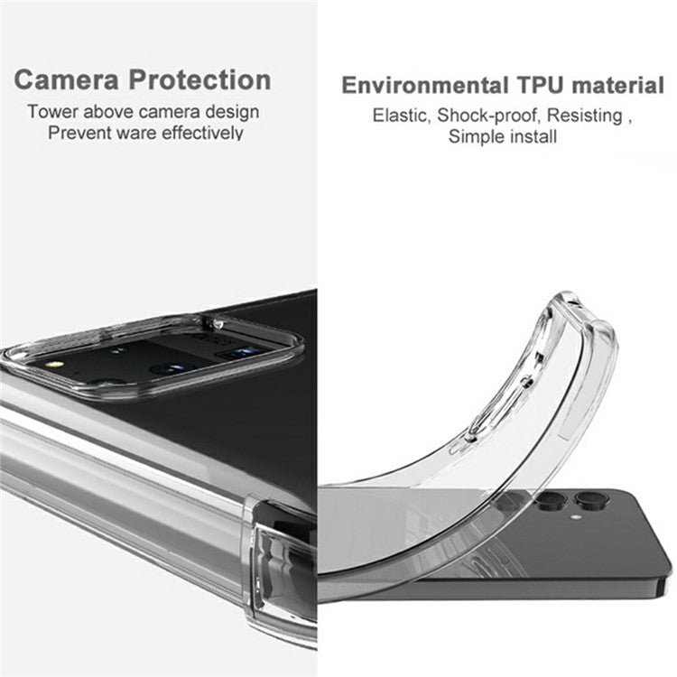 IMAK For OnePlus 13 Case TPU Phone Cover Airbag Shockproof Protection - Black