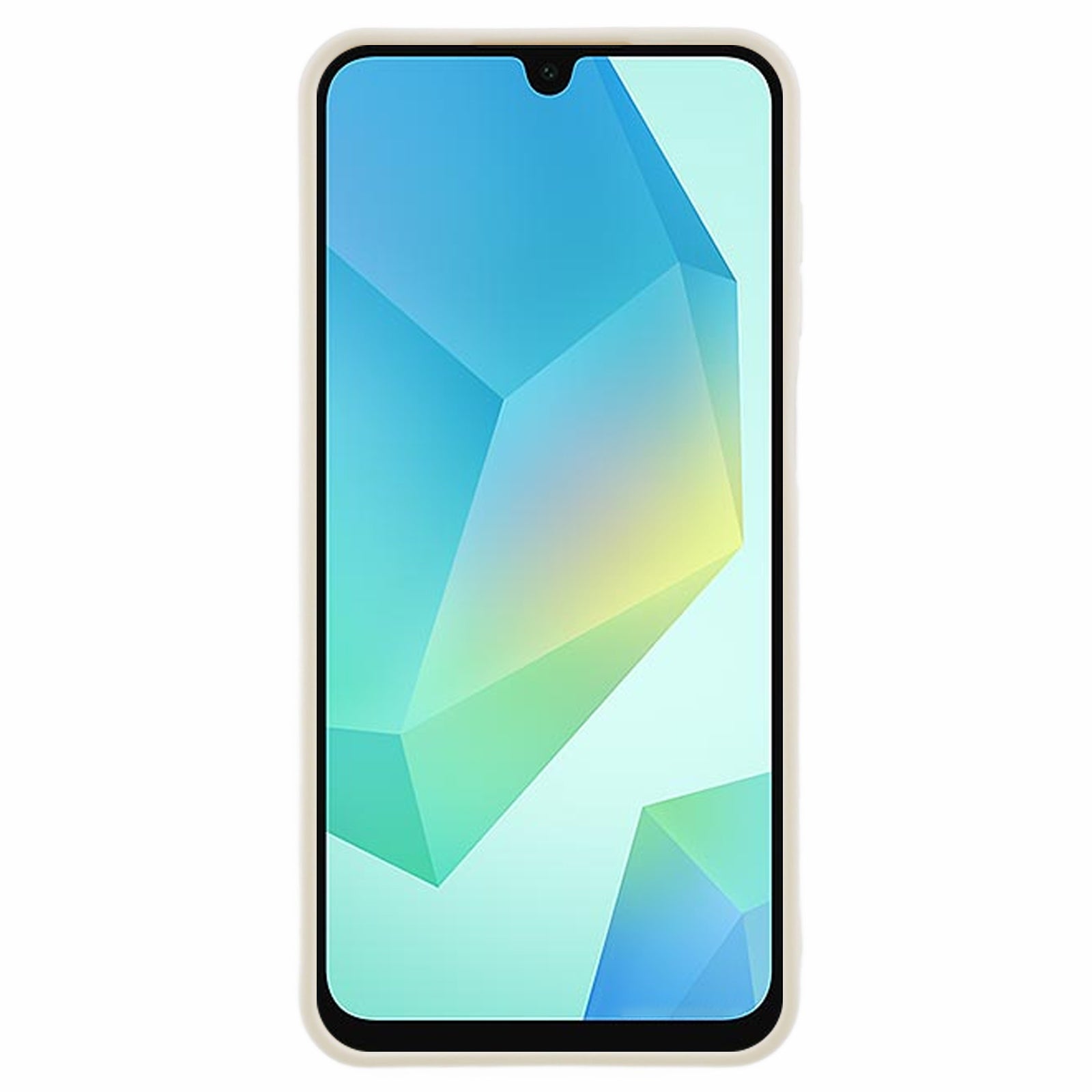 For Samsung Galaxy A16 5G  /  4G Case Leather Textured TPU Shockproof Phone Cover - White