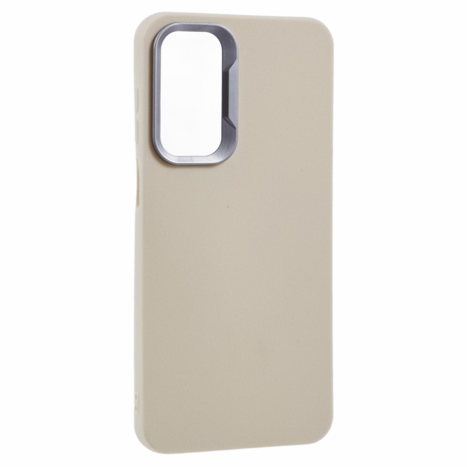 For Samsung Galaxy A16 5G  /  4G Case Leather Textured TPU Shockproof Phone Cover - White