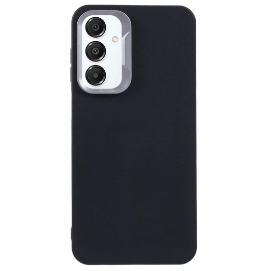 For Samsung Galaxy A16 5G  /  4G Case Leather Textured TPU Shockproof Phone Cover - Black