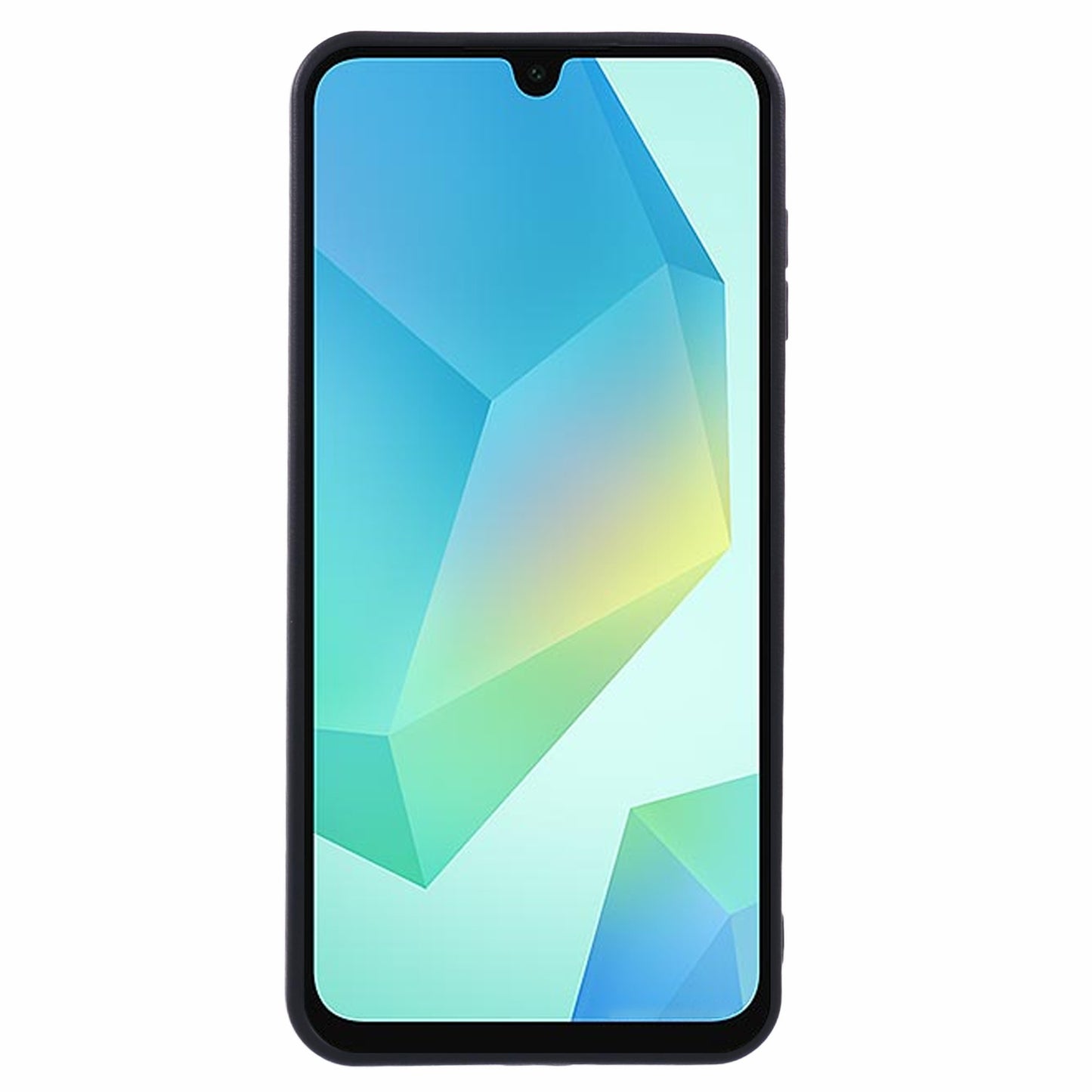 For Samsung Galaxy A16 5G  /  4G Case Leather Textured TPU Shockproof Phone Cover - Black