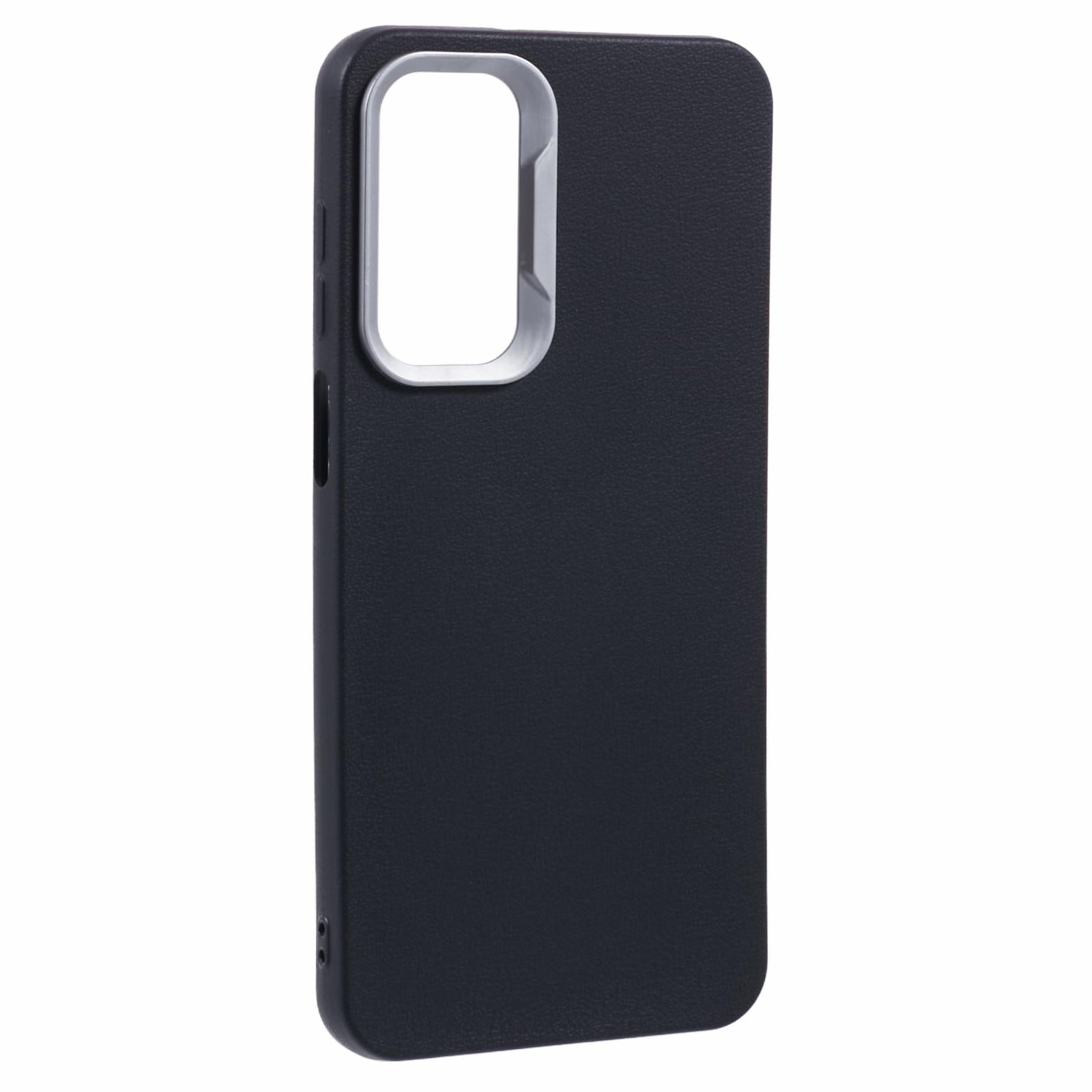 For Samsung Galaxy A16 5G  /  4G Case Leather Textured TPU Shockproof Phone Cover - Black