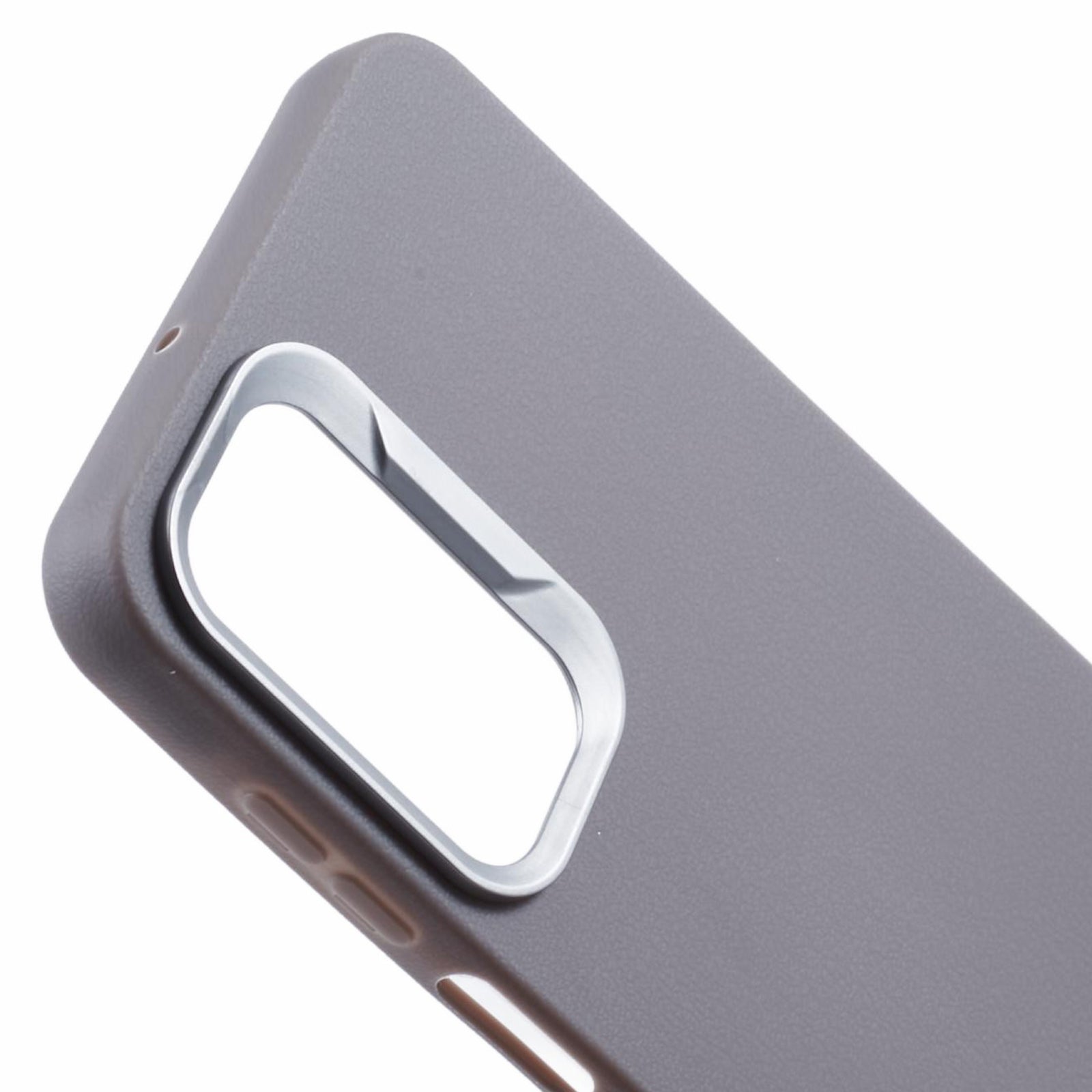 For Samsung Galaxy A16 5G  /  4G Case Leather Textured TPU Shockproof Phone Cover - Grey