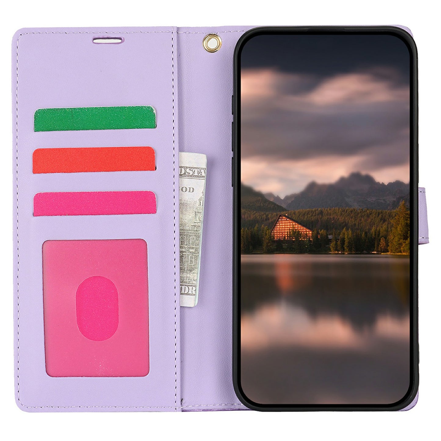 For Samsung Galaxy A16 4G / 5G Case with Hand Strap Flower Imprint Leather Wallet Phone Cover - Purple