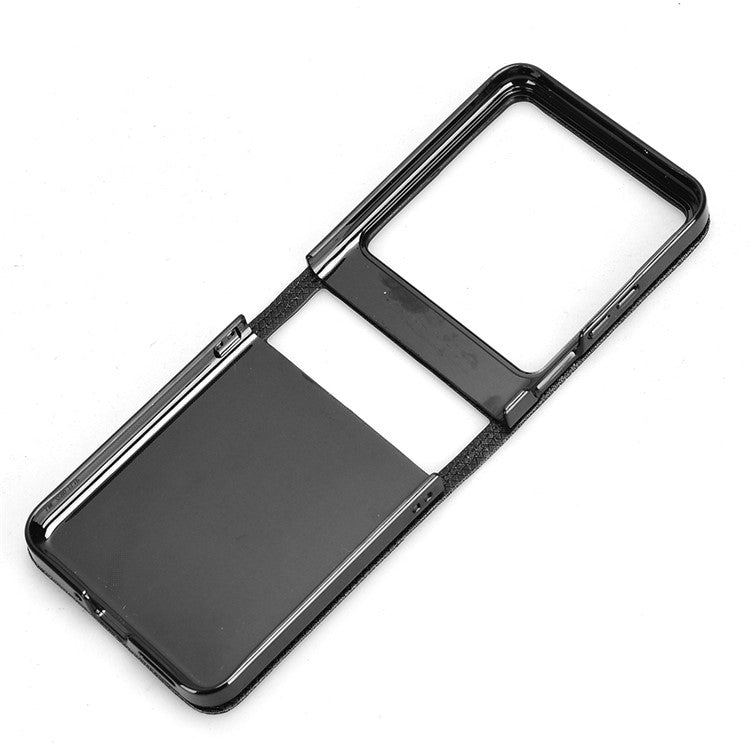 For Infinix Zero Flip 5G X6962 Case PU Leather Diamond Texture Phone Cover - Blue