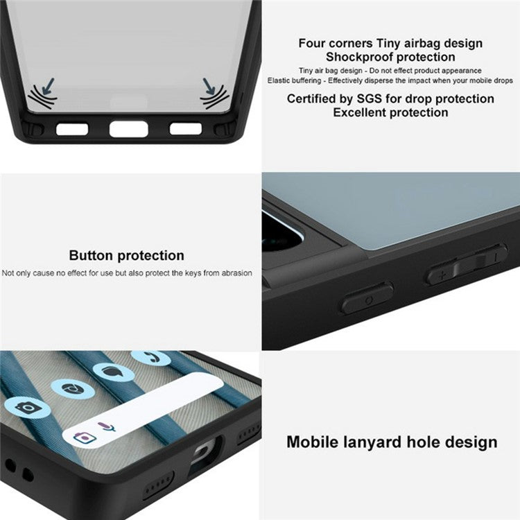 IMAK UX-9B Series For Xiaomi Redmi Note 14 5G Case Tiny Airbag PC+TPU Matte Phone Cover