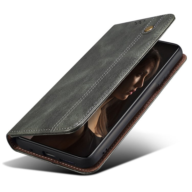 For Huawei nova 13 Pro 5G Case Crazy Horse Texture Waxy Leather Wallet Stand Phone Cover - Green