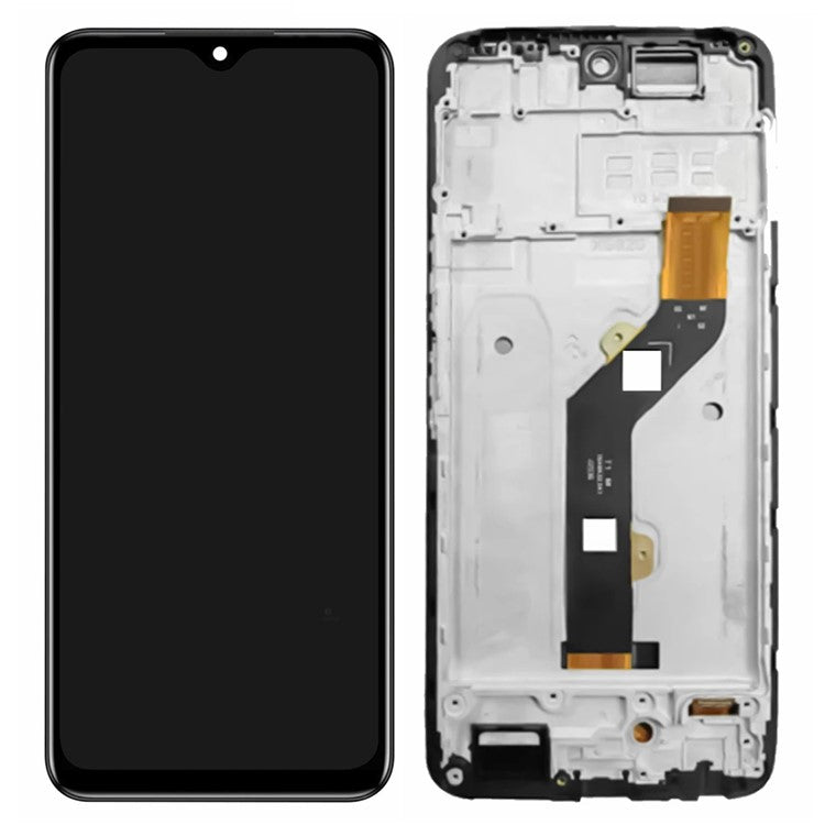 For Infinix Hot 20 4G X6826 Grade C LCD Screen and Digitizer Assembly + Frame Replacement Part (Without Logo)