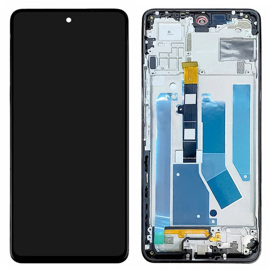 For TECNO Camon 19 4G Ci6 Grade C LCD Screen and Digitizer Assembly + Frame Part  (Without Logo)