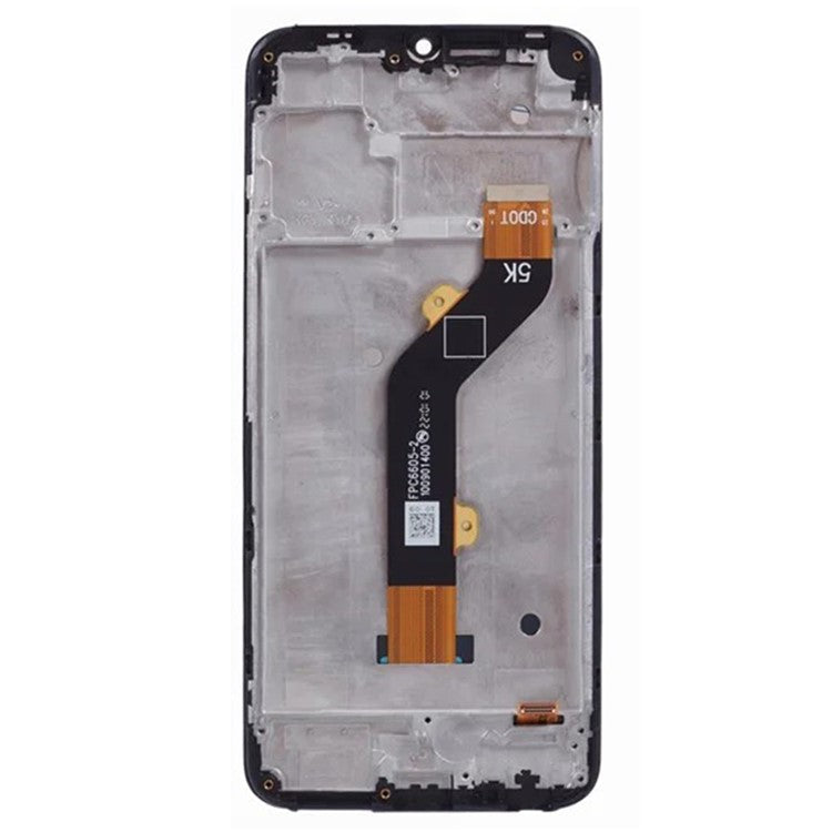 For TECNO Spark Go 2022 4G KG5 Grade C LCD Screen and Digitizer Assembly + Frame Part  (Without Logo)