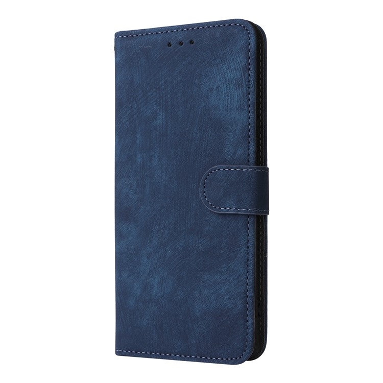 For Infinix Hot 50 Pro 4G X6881 Wallet Phone Case RFID Blocking PU Leather Flip Cover Stand View - Blue
