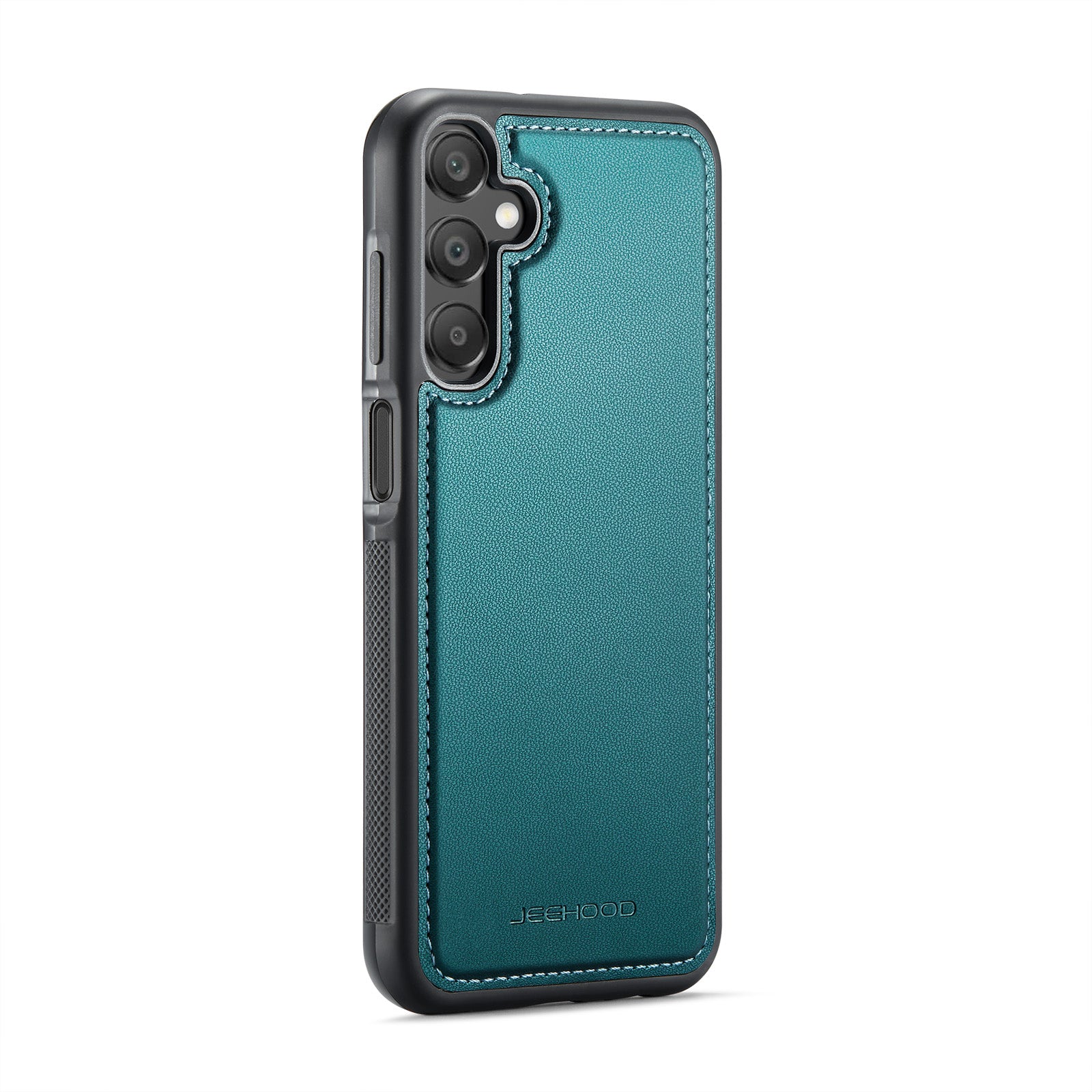 For Samsung Galaxy A16 5G Case JEEHOOD J05 Leather Phone Cover with Card Holder Kickstand RFID Blocking - Blue