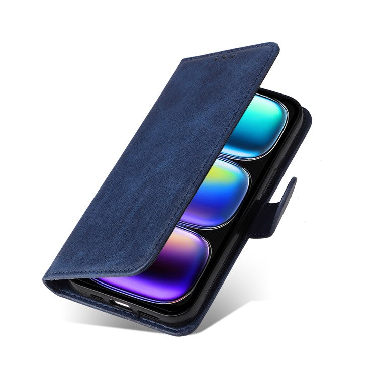 For Infinix Hot 50i 4G / Smart 9 4G Case Wallet PU Leather Folio Flip Phone Cover - Blue