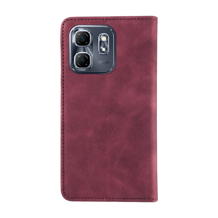 BETOPNICE 003 For Infinix Hot 50i 4G / Smart 9 4G Wallet Case Leather Phone Cover with Stand - Red