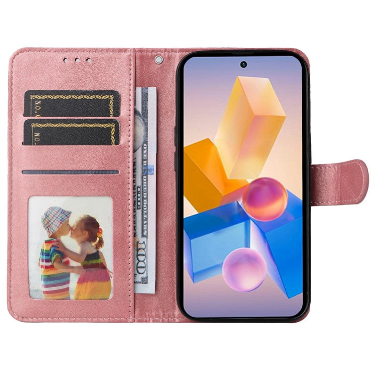 Wallet Case for Infinix Smart 8 Plus / Smart 8 Pro 4G / Smart 8 4G / Hot 40i / TECNO Spark 20 / Spark Go 2024 4G Leather Phone Cover - Pink