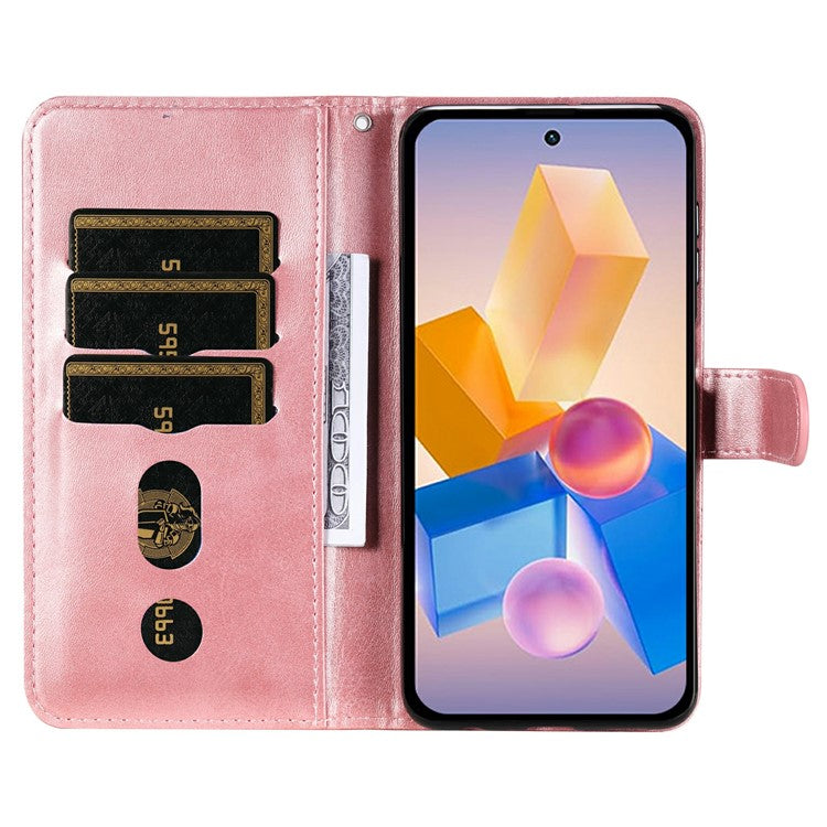 Zipper Wallet Case for Infinix Smart 8 Plus / Smart 8 Pro 4G / Smart 8 4G / Hot 40i / TECNO Spark 20 / Spark Go 2024 4G Leather Cover - Pink