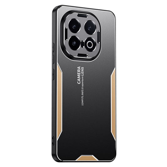 For vivo iQOO 13 5G Phone Case Aluminium Alloy TPU PC Back Cover - Gold