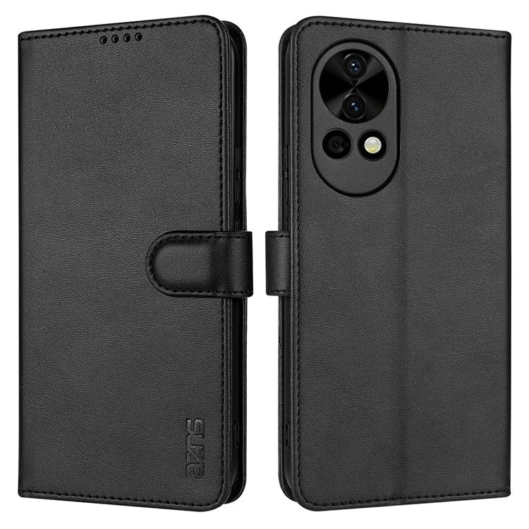 AZNS For Huawei nova 13 Case PU Leather Wallet Phone Cover - Black