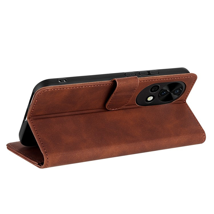 AZNS For Huawei nova 13 Case PU Leather Wallet Phone Cover - Brown
