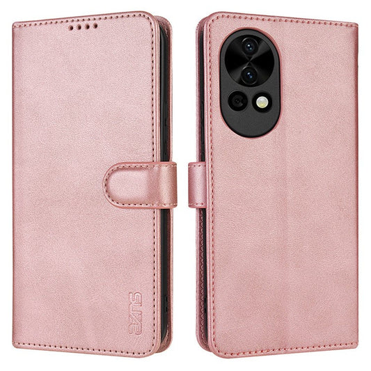 AZNS For Huawei nova 13 Case PU Leather Wallet Phone Cover - Rose Gold