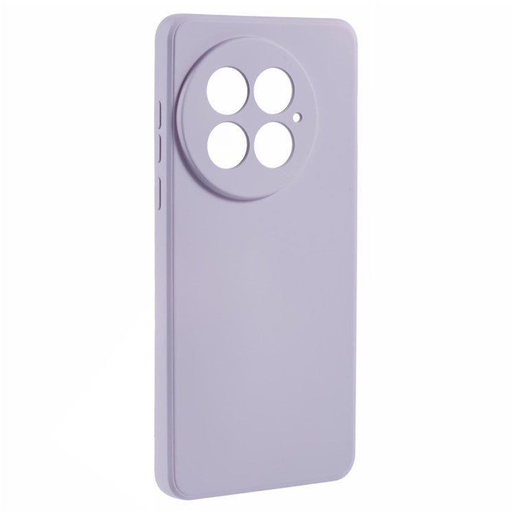 For OnePlus 13 Case TPU Back Soft Anti-Scratch Fiber Lining Phone Cover - Purple