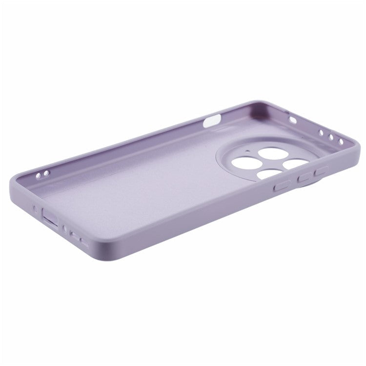 For OnePlus 13 Case TPU Back Soft Anti-Scratch Fiber Lining Phone Cover - Purple