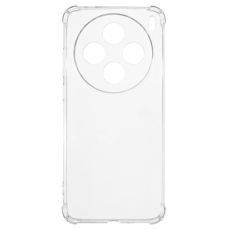 For vivo X200 5G Phone Case Reinforced Four Corner Anti-Drop Clear TPU Cover